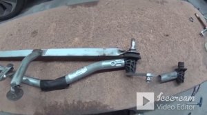 Правильный ремонт трапеции дворников  BMW X3 e83