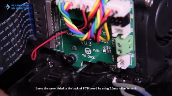 FlashForge 3D Printer - Replacement of High Temperature Extruder for Guider 2/2S