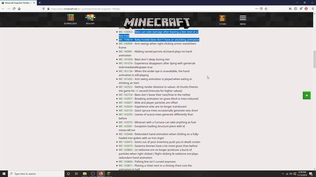 Minecraft 1.15 Snapshot 19w46a Bee Advancements, Xp Orb change, More Squashed Bugs! смотреть онлайн