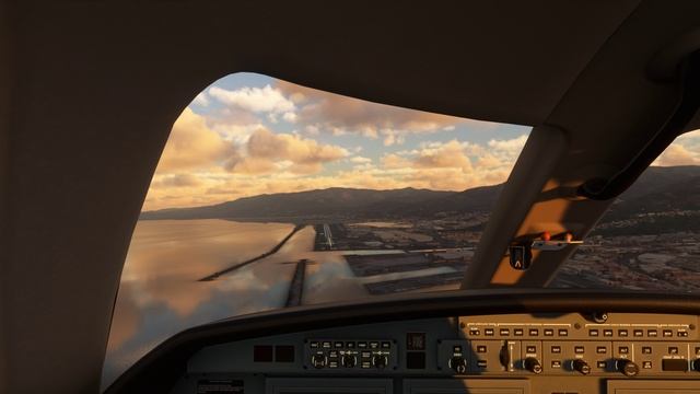 Посадка в Международном аэропорту Генуя имени Христофора Колумба. Microsoft Flight Simulator 2020 смотреть онлайн