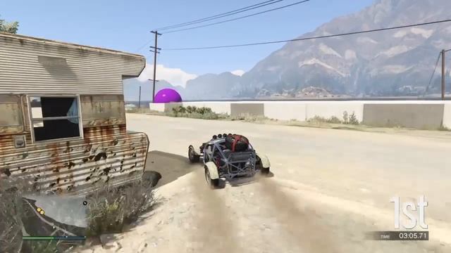 Gta online PS4 community series stunt races (The descent of man) Let's go! смотреть онлайн