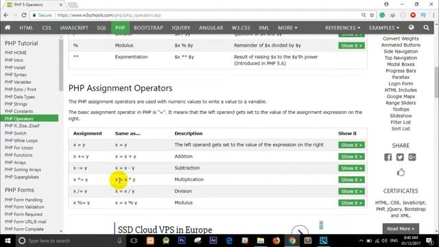 PHP MYSQL Tutorials For Beginners LESSON 9:PHP Operator смотреть онлайн