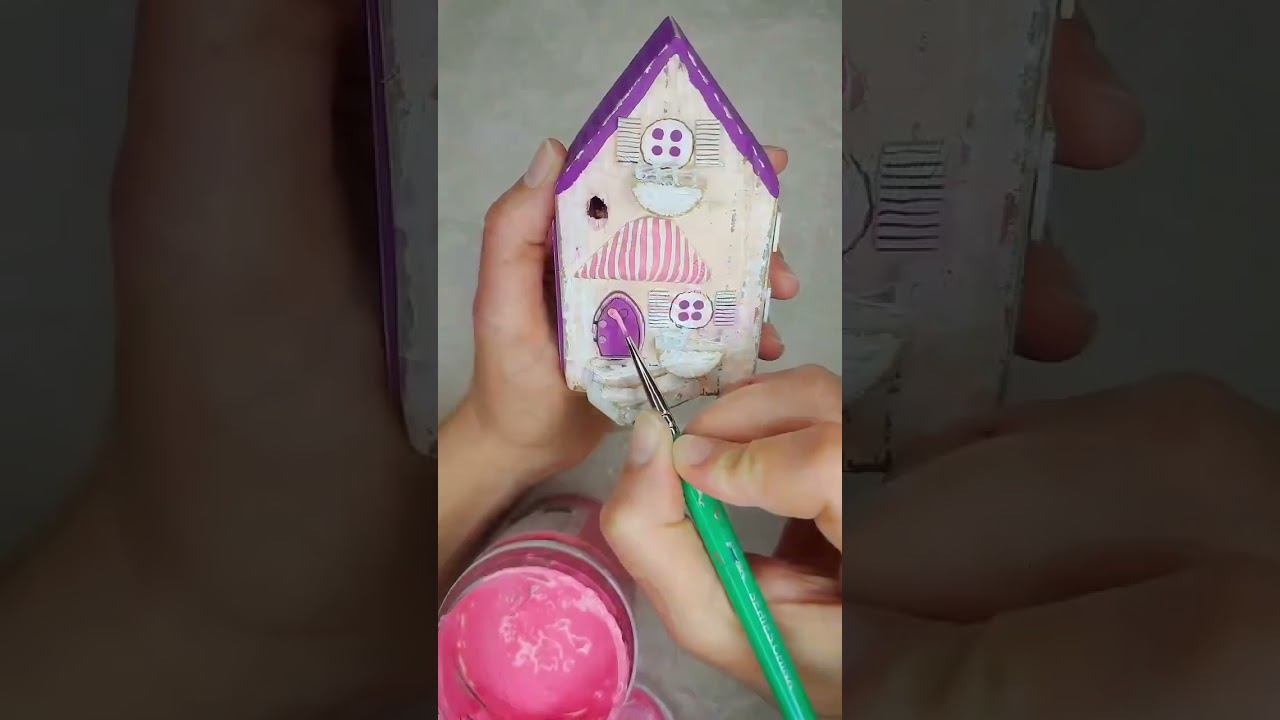 Волшебные руки мастера Анны, линейка ТАИР Акрил Де Люкс и получается чудесный «Пломбирный домик»! смотреть онлайн