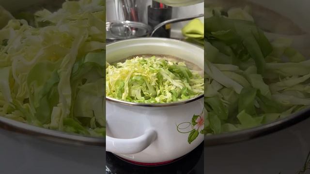 Щи с узбекской молодой капустой