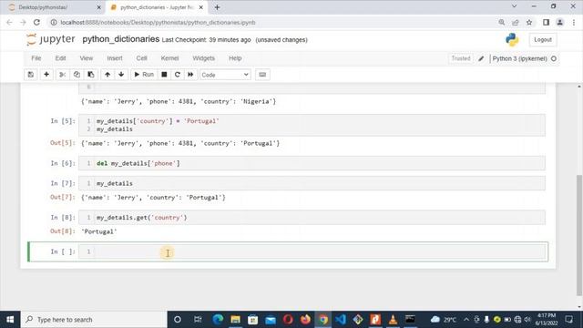 Python for beginners: dictionaries смотреть онлайн