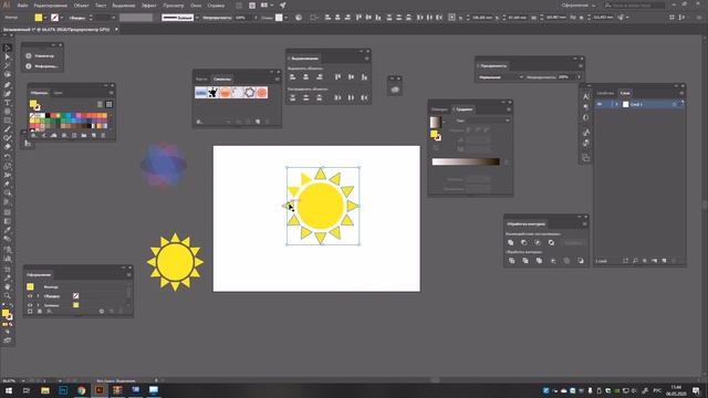 Создаем фигуры в иллюстраторе смотреть онлайн
