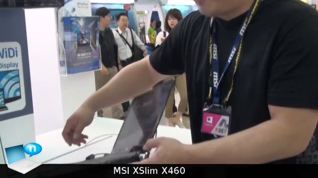 MSI X460 notebook смотреть онлайн