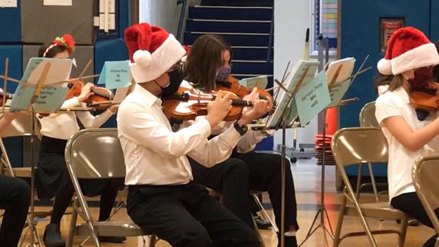 2021 Orchestra Winter Concert- D Major Scale (Pizzicato) смотреть онлайн