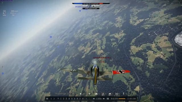 War Thunder - FW190 A1 - Realistic Battle смотреть онлайн