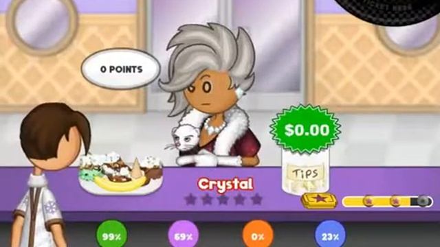Giving absolute perfection to my customers in Papa's Scooperia. смотреть онлайн