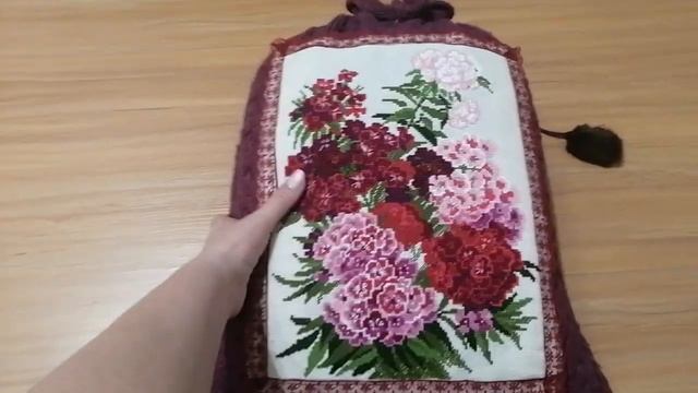 183. Турецкие гвоздики от Риолис оформила в подушку-мешок. смотреть онлайн