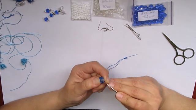 Мастер-класс 5. Сборка сережек из элементов фриволите / assembly tatting earrings смотреть онлайн