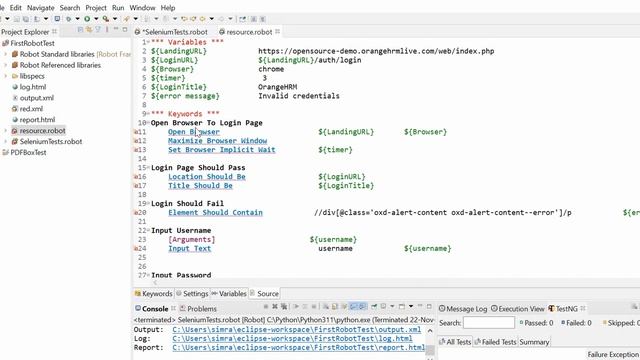 What is a Robot Resource File? | Robot Framework смотреть онлайн