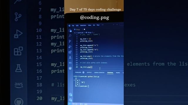 Lists in Python || Day 7 of 75 смотреть онлайн