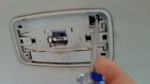 Снятие второго плафона освещения Королла Аксио axio