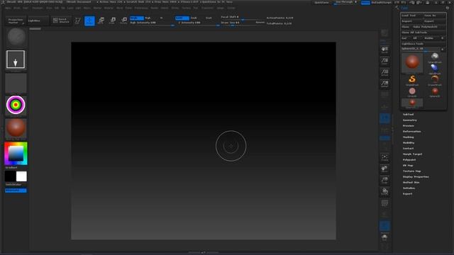 Настройка интерфейса ZBrush смотреть онлайн