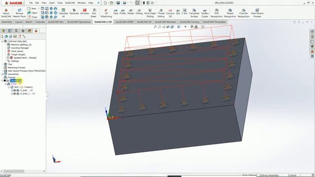 Drilling operation in solidcam смотреть онлайн