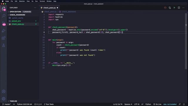 How to check if your PASSWORD has been HACKED | Python 3 TUTORIAL смотреть онлайн