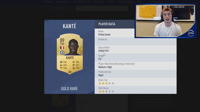 FIFA 19 PLAYER RATINGS 20-11 w/ KANTE + COURTOIS! FIFA 19 Ultimate Team смотреть онлайн