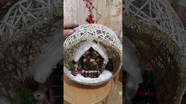 Новогодняя Ëлочная игрушка своими руками! Игрушка для выставки в садик) С Наступающим 2023 Годом!!! смотреть онлайн