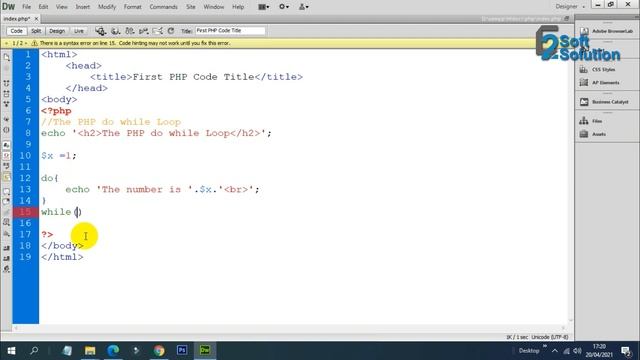 PHP Tutorial for Beginners Full Bangla Part 21 [PHP Do While Loop] смотреть онлайн