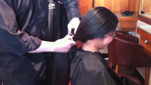 haircut long to short on dark hair смотреть онлайн