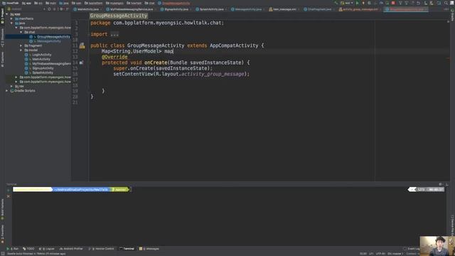 안드로이드 Firebase 강의 HowlTalk #28 [단체 채팅방 만들기(Group Chatroom) 만들기 - 3] смотреть онлайн