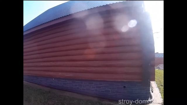 2-этажный дом из бревна собран смотреть онлайн