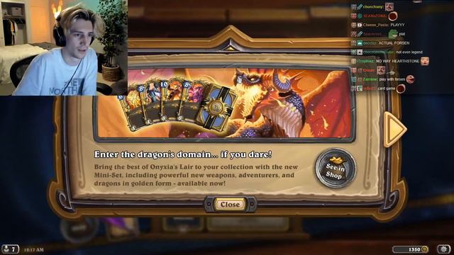 xQc Shows Off His Hearthstone Rank смотреть онлайн