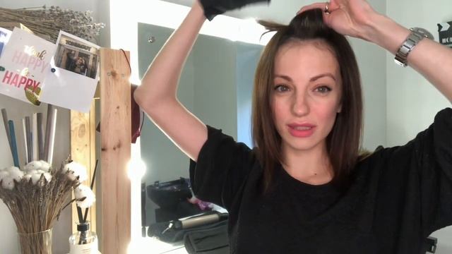 Как уложить отрастающую челку? Второй вариант. смотреть онлайн