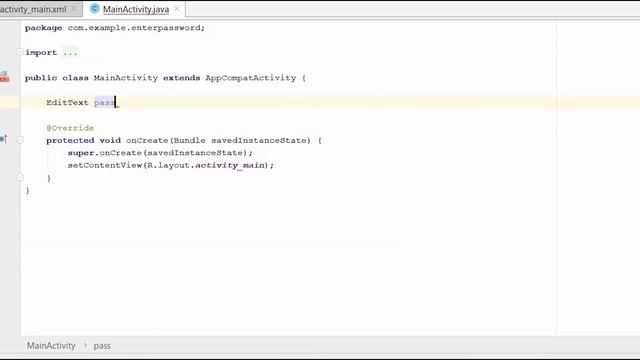Enter Password (using EditText)in Android Studio смотреть онлайн