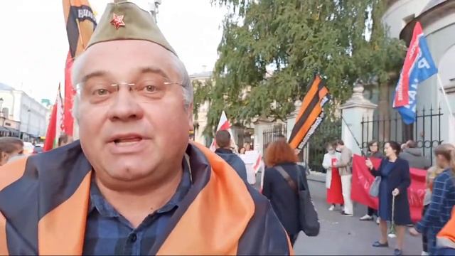 Протестуны у Посольства Белоруссии в Москве 12.09.2020г. смотреть онлайн