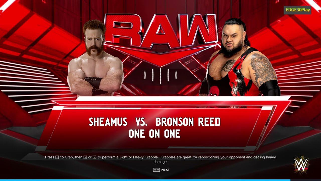 WWE2K24 Sheamus vs Bronson Reed смотреть онлайн
