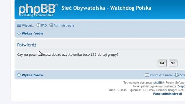 Dodawanie do grupy w PHPBB3 смотреть онлайн