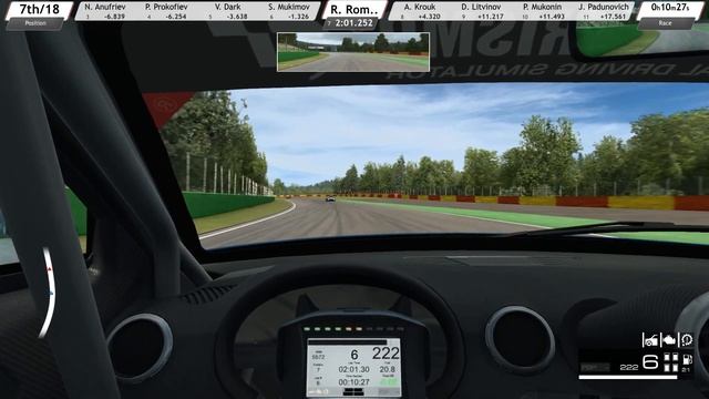 #RaceRoom | AUDI TT RS: 5# SPA-FRANCORCHAMPS (8.08.2019) смотреть онлайн