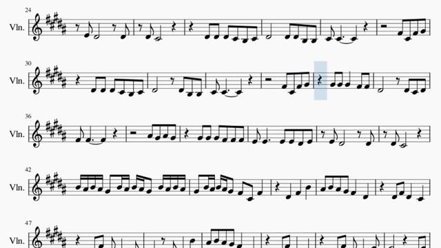 Violin Sheet Music: How to play Mary On A Cross by Ghost смотреть онлайн