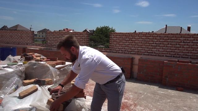Поэтапное строительство дома в Краснодаре! Из клинкерного кирпича. Как построить дом в Краснодаре! смотреть онлайн