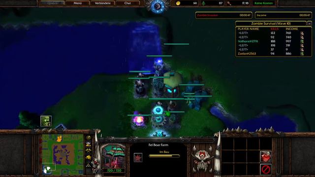 Warcraft 3 Reforged - Zombie Survival - Only one survivor :( смотреть онлайн