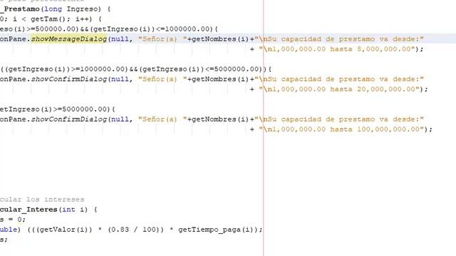 Sistema de Prestación Bancaria NetBeans-JAVA, Arreglos смотреть онлайн
