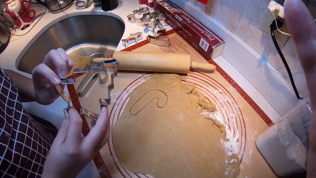 Рождество в Америке. Делаем печенье. Ginger cookies, presents for Christmas смотреть онлайн