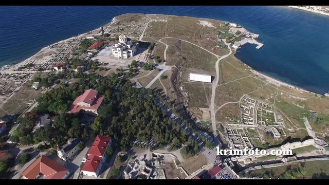 Древний Херсонес Владимирский собор Севастополь Крым часть 1 с высоты птичьего полета смотреть онлайн