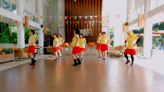 Happy ! Line Dance. Demo : Chandra Dewi & Linda's Dance Grand Orchad смотреть онлайн