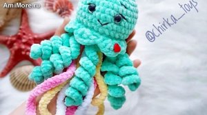 Амигуруми: схема Медузка. Игрушки вязаные крючком - Free crochet patterns.