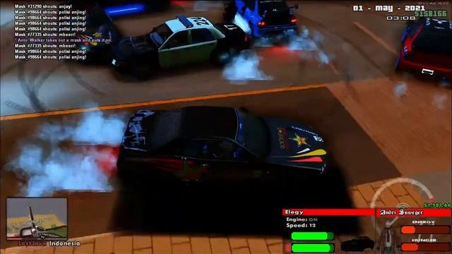 KEPUNG POLISI GTA SAMP SERVER LOST JAVA ROLEPLAY смотреть онлайн