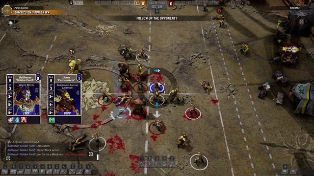 Zombies On Your Lawn (Shambling Undead) vs Blood Sons (Chaos Chosen) - Blood Bowl 3 смотреть онлайн