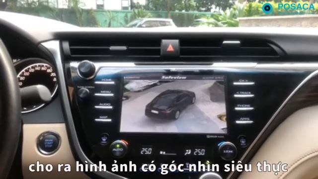 [PoSaCaTV] - Toyota Camry 2020 Nâng Cấp Camera 360 3D Safeview LD980 смотреть онлайн