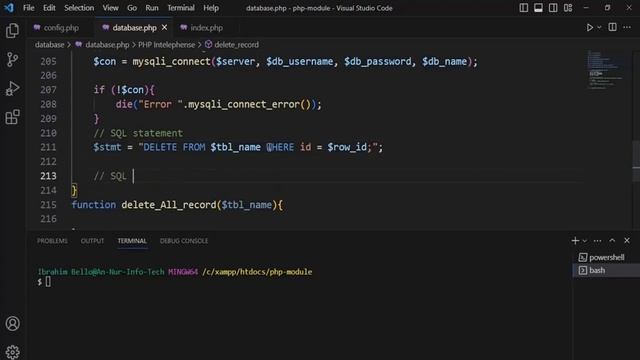 PHP Delete Table Record Module смотреть онлайн