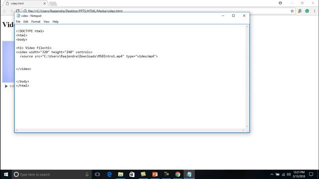 HTML Multimedia Tutorial in Telugu | Media | Audio | Video | Plug-in | смотреть онлайн