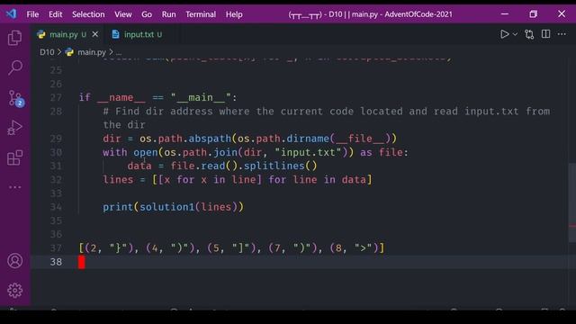 [Advent of Code 2021] - Day 10: Jom Pening Sama-Sama seasson 2 [Python] смотреть онлайн
