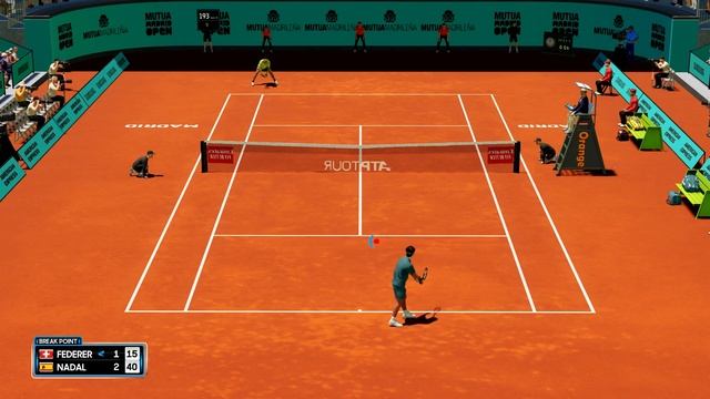 AO Tennis 2 - Roger Federer vs Rafael Nadal - UPDATE 1.07 - PS4 Gameplay смотреть онлайн
